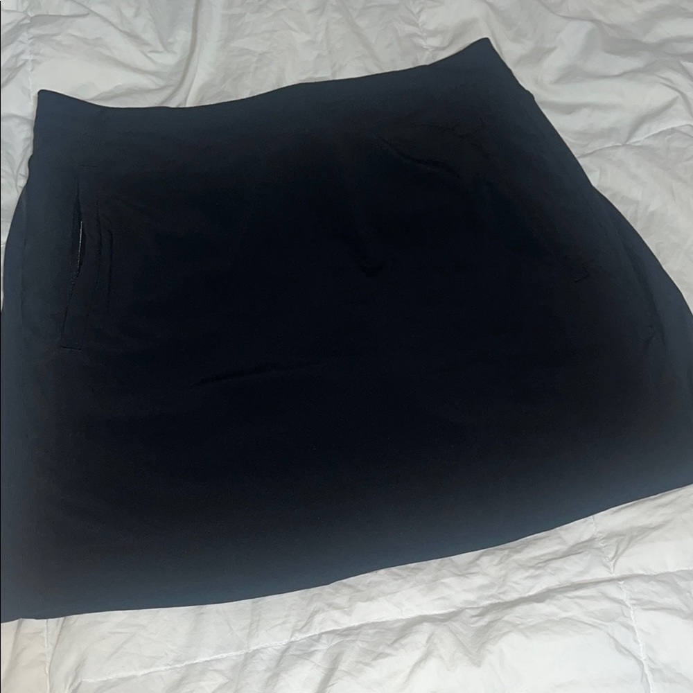 Athleta Black Skater Mini Skirt for Work